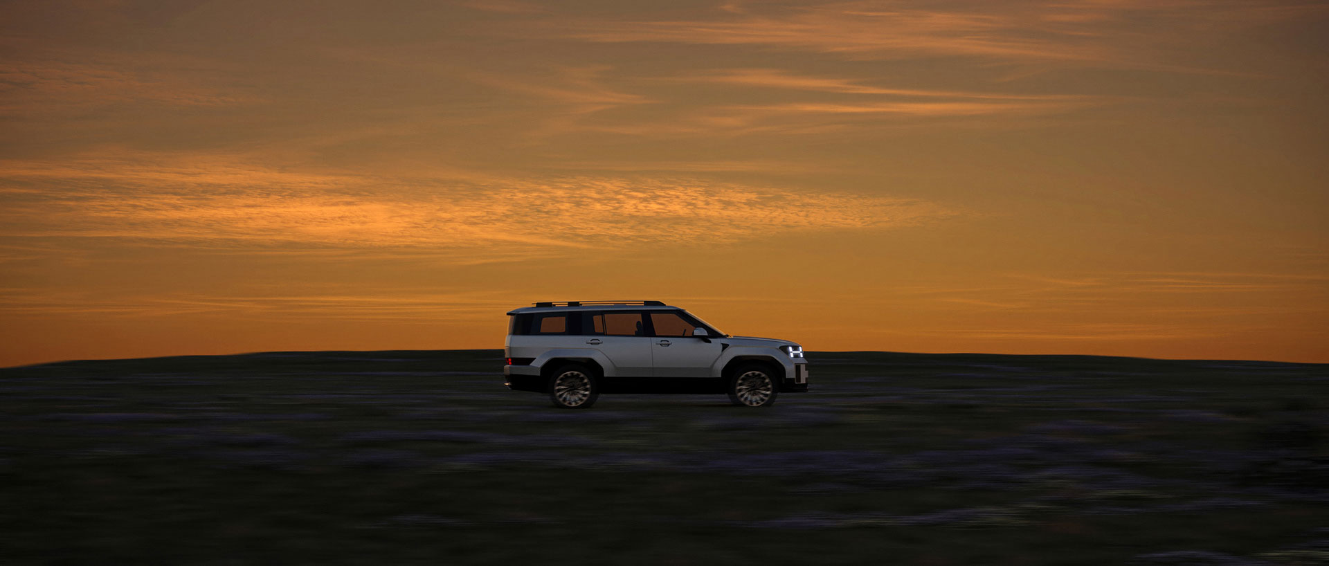 Hyundai Santa Fe 2025 CGI — product visualization, image 3